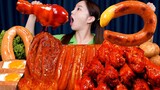 묵은지 통으로 들어간 🔥 분모자 닭다리 볶음탕 & 킬바사 소세지 먹방 Braised Spicy Chicken & Kilbasa Sausage Mukbang ASMR Ssoyoung