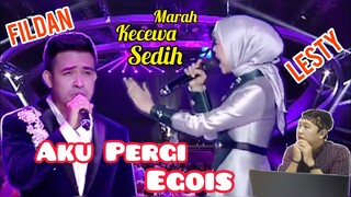 Kecewa dan Marah - Lesty Ft Fildan Mash Up ( Aku Pergi - Egois ) || Reaction Program