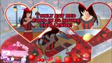 I ONLY EAT RED FOOD CHALLENGE❤✨!!-SAKURA School Simulator|Angelo Official