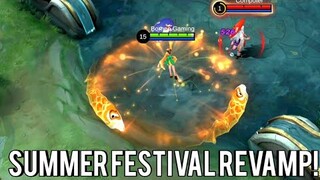 Kagura "Summer Festival" New Skill Effect & Entrance Model | Mobile Legends