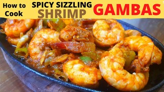 SPICY Sizzling Shrimp GAMBAS | How to cook Gambas Aljillo Recipe | By Minang's Kitchen