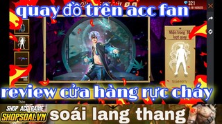 Free fire| review vòng quay rực cháy săn gói thanh long - #1 quay đồ trên acc người xem videos