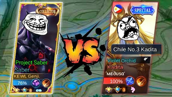 TOP GLOBAL SABER MET TOP 3 SUPREME KADITA| SABER EXE MODE 🤣