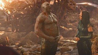 Drax: Iron Man is talking about some battle plan, I'm so sleepy.