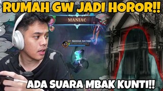 Rumah Gw HORROR!! Lagi Asik2 Main Ada Suara Mba KUNTI!! - Mobile Legends