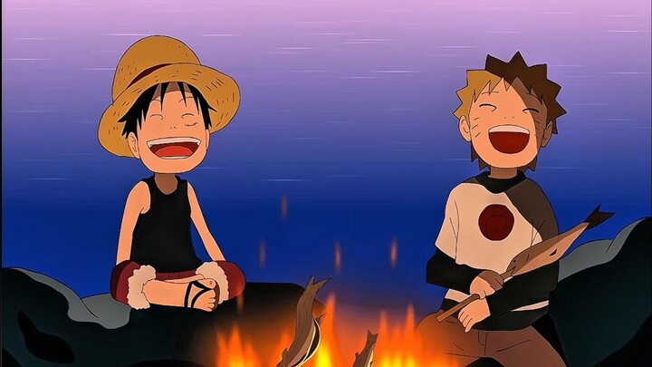 Beginilah jika Naruto bertemu dengan Luffy dari Kecil 🤣