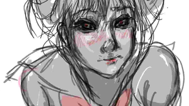 sketching himiko toga [IbisPaint X]