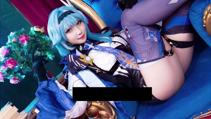 Cosplay Session karakter Eula - Genshin Impact. Seru bersama Azulacan