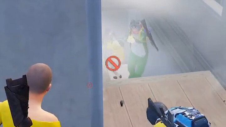 This kid wants to save his teammate!
