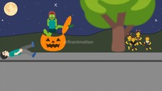 Animasi flipaclip menggunkan emoji | Halloween - Ketemu labu raksasa di jalan