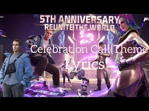 Celebration Call (Theme Song) Lyrics|Garena Free Fire 5th anniversary|AssassinBoi Free Fire