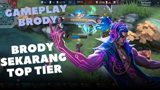 TOP TIER BANGET NIH BRODY | GAMEPLAY BRODY | Mobile Legends Bang Bang