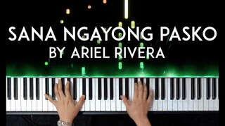 Sana Ngayong Pasko by Ariel Rivera Piano cover with free sheet music