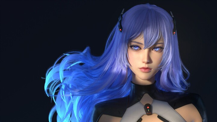 Proses produksi CG penggemar Lecia Beatless —— Huang Huifeng