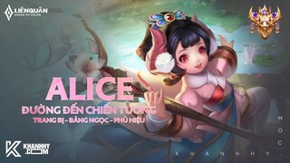 ALICE MÙA 22 - TRANG BỊ, BẢNG NGỌC, PHÙ HIỆU VÀ COMBO ALICE MẠNH NHẤT