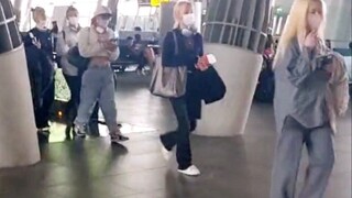 GIDLE离开智利回韩机场，大家一起安好