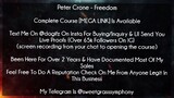 Peter Crone Course Freedom download