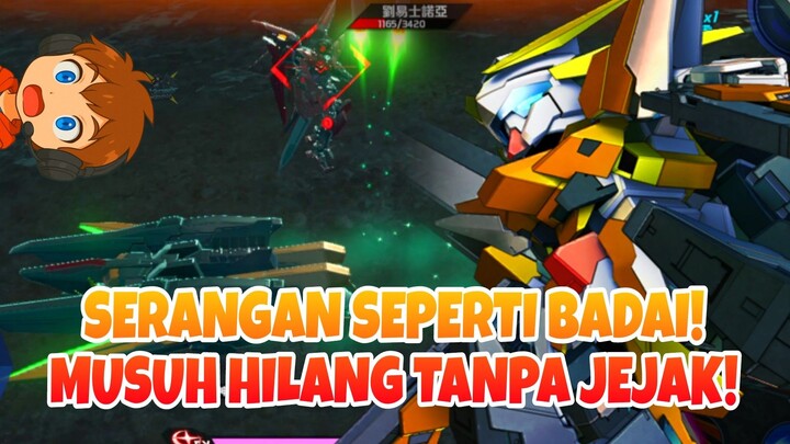 SERANGAN HARUTE SEPERTI BADAI! MUSUH HILANG TANPA JEJAK! - Gundam Supreme Battle