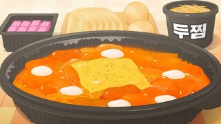 Food animation | The main course with the main course sauce is so addictive! Immersive eating chicke
