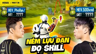 FREE FIRE | Phú và Bảnh leo rank Huyền Thoại NÉM LỰU ĐẠN ĐỌ SKILL, Kimchon, Minow hỗ trợ cực gắt