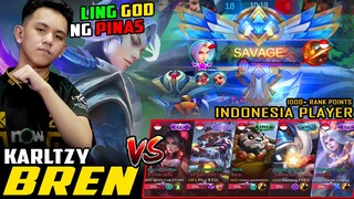 LING GOD NG PINAS DINUROG TAGA INDONESIA SA RANK?! FIVE MAN BREN DAY 13 IN SINGAPORE ~ MOBILE LEGEND