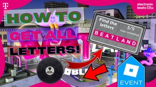 [ROBLOX EVENT 2022!] How to get 8 LETTERS of BEATLAND in DAY 3 for Boris Brejcha Vinyl Record Shield