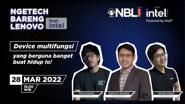 Ngetech Bareng Lenovo | Device Multifungsi yang berguna banget buat hidup Lo!