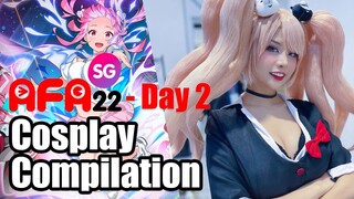 Anime Festival Asia Singapore 2022 #AFASG22 - Day 2 Part 1 [Cosplay Compilation]