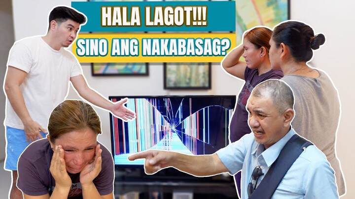 Fake Broken TV Screen Prank | Grabe Ang Iyak At Galit Nila