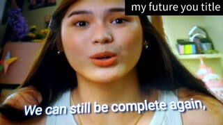 my future you