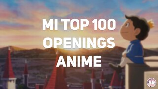 MI TOP 100 OPENINGS ANIME