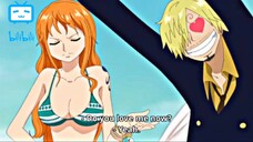 SANJI-Nami Swan😍,do you love me now?