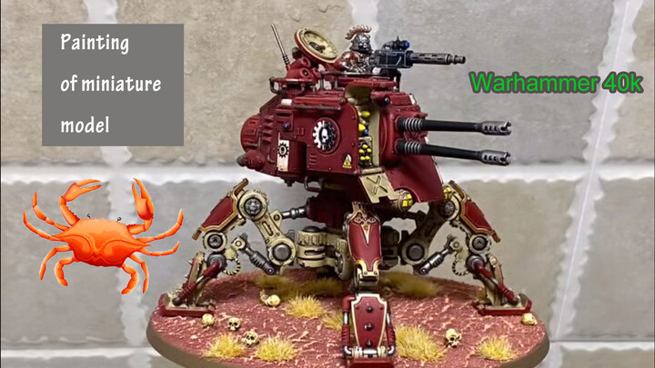 [Warhammer 40K] Tô màu cho mô hình mini tập 7: The Onager Dunecrawler