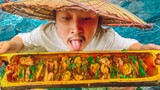 Ẩm Thực Lương Sơn Bạc - Lợn Nướng Ống Tre - Bamboo Roast Pork - Survival cooking / P1