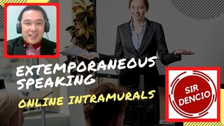 EXTEMPORANEOUS SPEAKING l ONLINE INTRAMURALS l SCHOOL'S LITERARY COMPETITION IN A NEW NORMAL EDITION