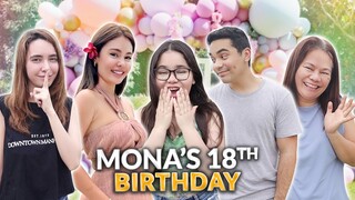 MONA'S 18TH BIRTHDAY! *DEBUT NIYA* | IVANA ALAWI