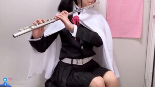 Kimetsu no Yaiba You Guo Bab OP "Reverberating Sange" Aimer Flute [cosplay Chanahu Bunga Kastanye Jatuh] oleh Latte/らて_Latte