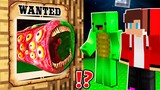 Why Creepy Multi TRAIN EATER is WANTED ? Mikey and JJ vs NEW Train Eater ! - in Minecraft Maizen