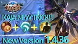 KAJA NEW TRICK, 2nd Skill combo || Mobile legends new version partch1.4.36