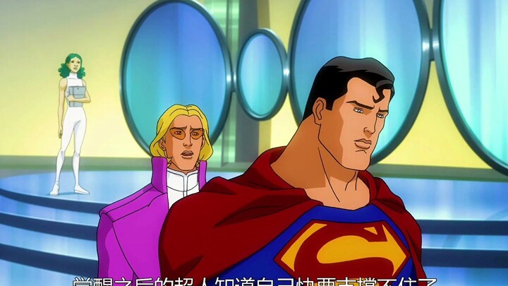 Superman is framed by Luthor and is about to explode and die