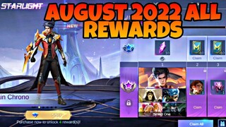 August 2022 Starlight Skin All Rewards Natan | MLBB