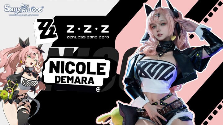 【SanyMuCos】Zenless Zone Zero Nicole Cosplay Costume Premium Edition Detail Show