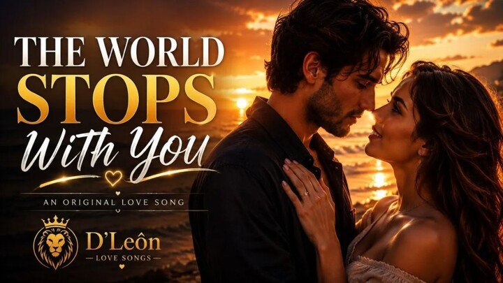 The World Stops With You | Romantic Emotional Love Song | D'Leôn Love Songs