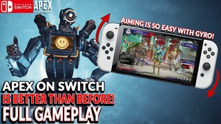 APEX LEGENDS ON NINTENDO SWITCH RUNS BETTER NOW! I CAN EVEN PLAY AGAINST PC PLAYERS AND COMPETE!