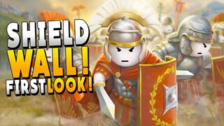 FIRST LOOK : Leading Legions to Hilarious Victory - Shieldwall Gameplay