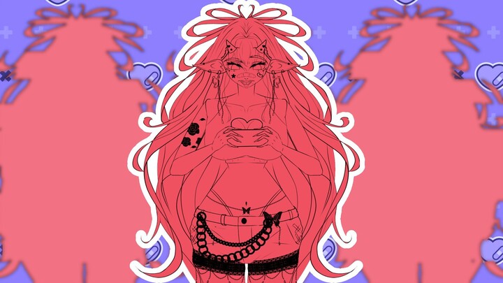 Tiba-tiba aja lagi pengen gambar kayak gini 😈 (part 1 gambar)