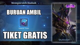 LOGIN SEKARANG ! AMBIL TIKET GRATIS UNTUK DAPETIN SKIN PERMANEN !!