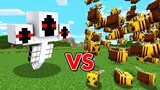 Mutant Wither vs 100 Bees