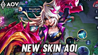 NEW SKIN AOI ROWDY RACKET GAMEPLAY - ARENA OF VALOR