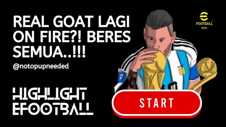 Messi lagi gacor? pertahanan musuh auto bocorr…!! - EFootball Mobile